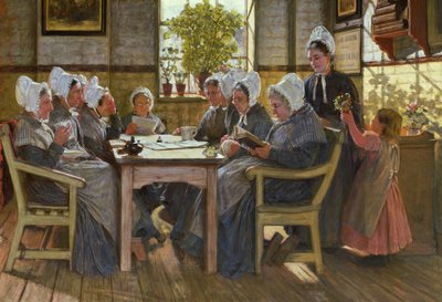 Our Poor: A Bible Reading, Chelsea Workhouse, 1878 by James Charles